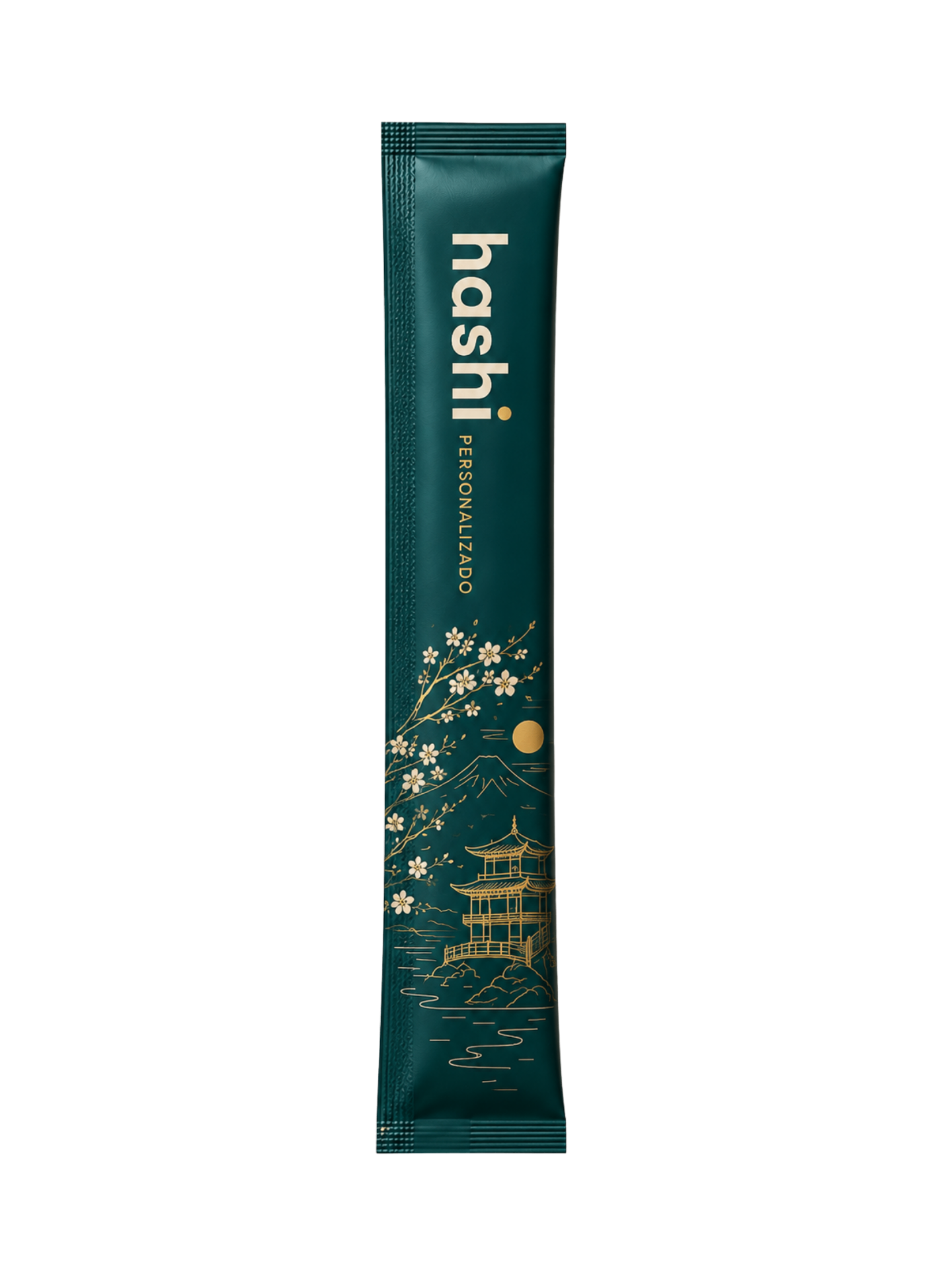 Embalagem do hashi Maki personalizada — modelo Sakura Emerald